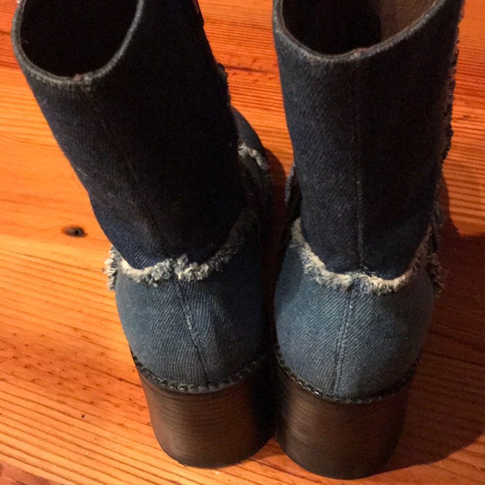 Denim Patchwork 90’s Boot - image 3